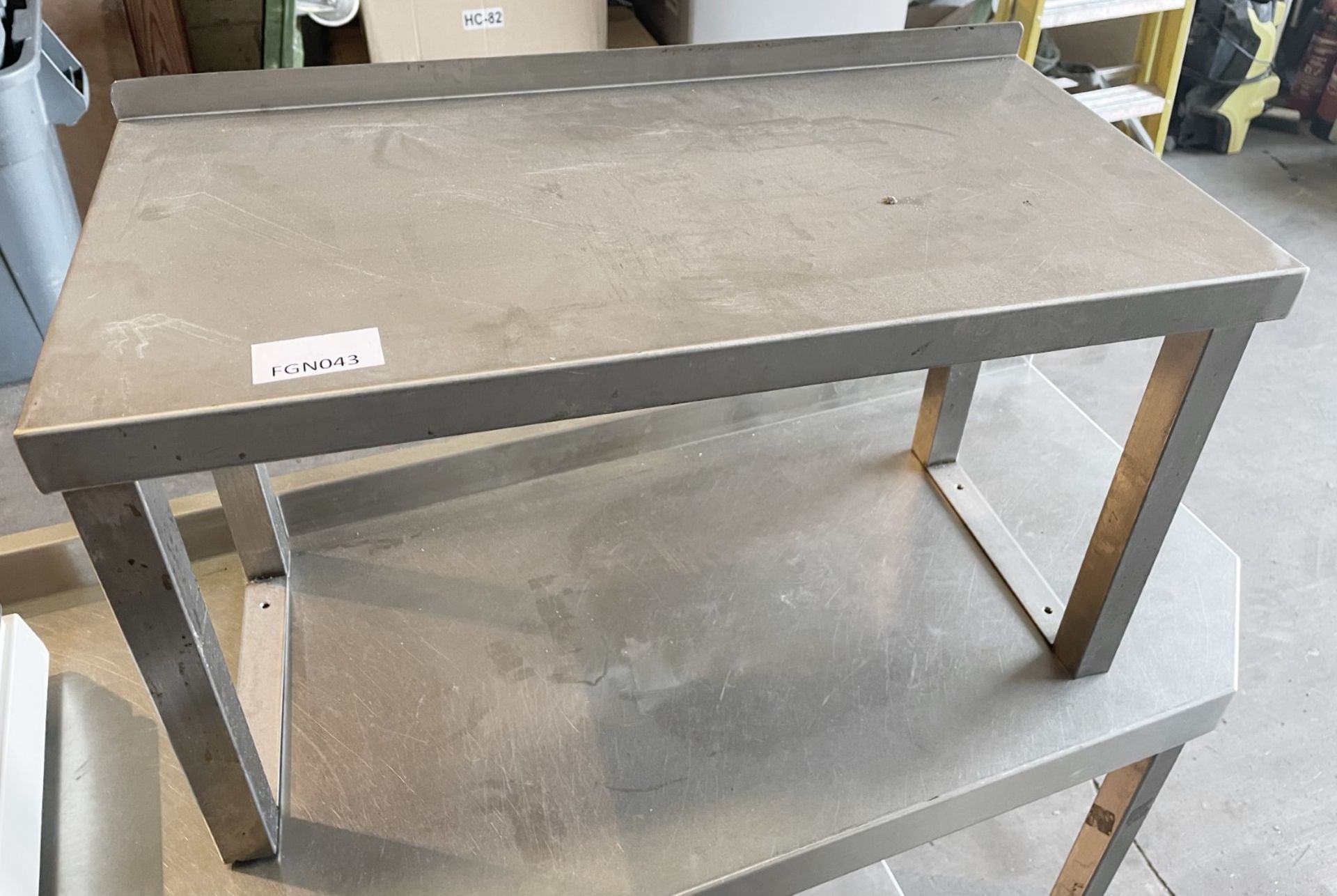 1 x Counter Top Stainless Steel Prep Table With  - Ref: BGC043 - CL807 - Location: Essex, RM19This l - Image 5 of 5