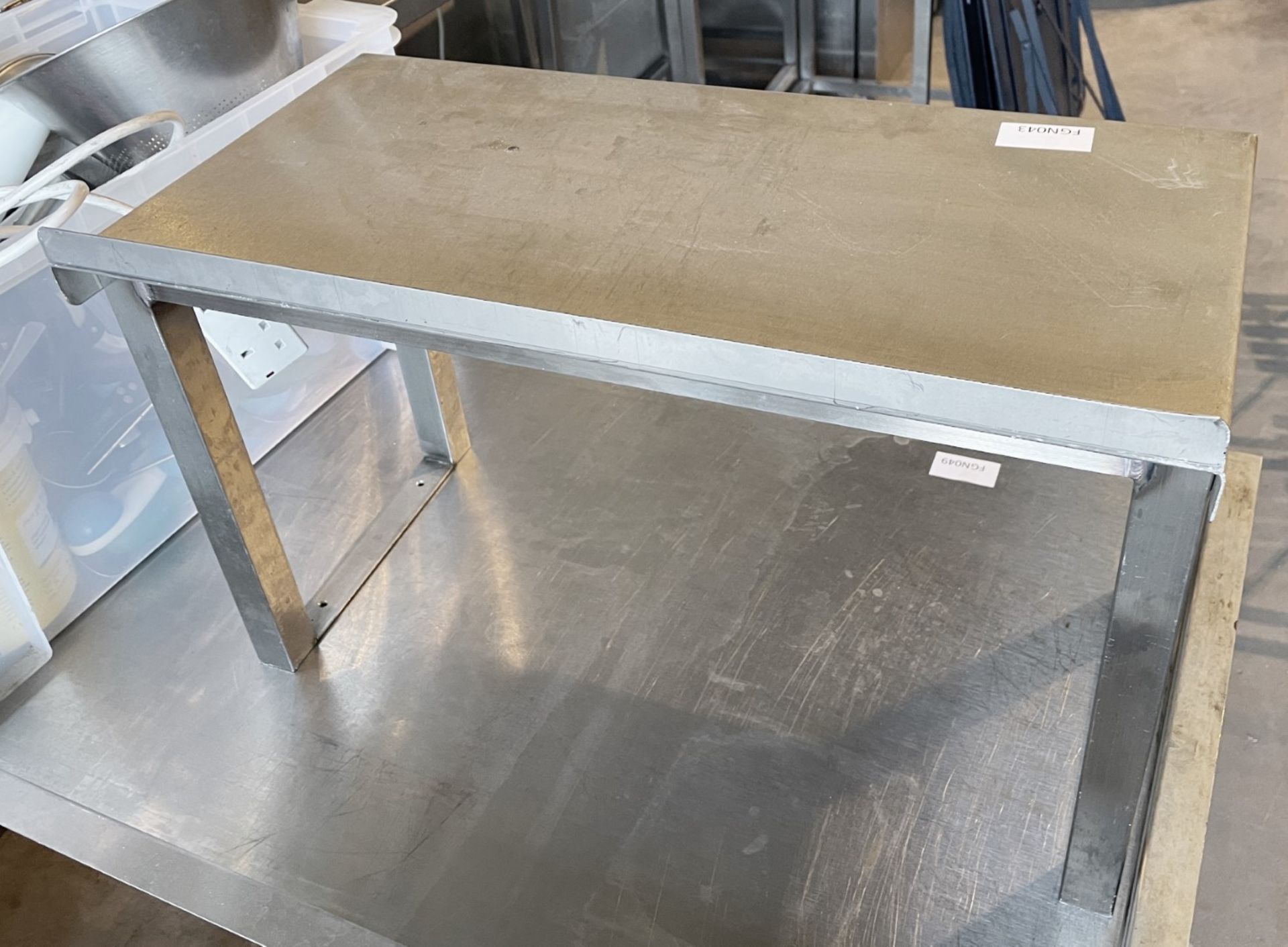 1 x Counter Top Stainless Steel Prep Table With  - Ref: BGC043 - CL807 - Location: Essex, RM19This l - Image 4 of 5