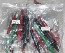 1 x MEGGER 6180-405 Crocodile Clips & Probes - Quantity As Shown