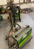 1 x Tig Welder - Migatronic Ldh 160H Invertor - Freestanding On Mobile Steel Trolley - Ref: C2C006 -