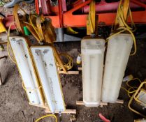 4 X Medium 110V Worklights - 2 Without Covers - Ref: CNT171 - CL846 - Location: Oxford OX2This lot