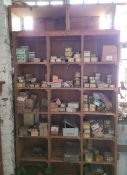 1 x Wooden Shelf Unit And Contents - Includes Screws, Hinges And More - Ref: - CL846 - Location: