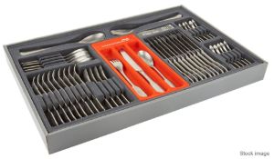 1 x CHARINGWORTH 'Fiddle' Luxury Vintage-style 42-Piece Cutlery Set - Original Price £370.00 - Boxed