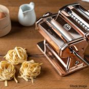 1 x MARCATO 'Atlas 150' Italian Made Hand-operated Noodle Machine with a Copper Finish - RRP £120.00