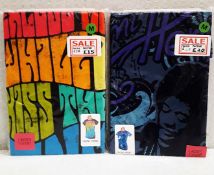 2 x JIMI HENDRIX Various Designs Short Sleeve Ladies T-Shirts - Size: Medium - Officially Licensed