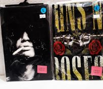 2 x Rock and Roll Themed Slash and Guns N' Roses Ladies T-Shirts - Size: Large - Officially