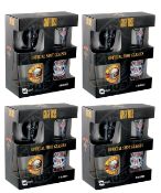 4 x Sets of Official Guns n Roses Shot Glass Gift Packs - Each Pack Contains 4 x 1oz Shot Glasses -