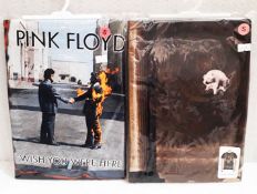 2 x PINK FLOYD Various Designs Short Sleeve T-Shirts - Size: Small - Officially Licensed