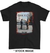 1 x PINK FLOYD Wish You Were Here (Burned) Logo Short Sleeve Men's T-Shirt by Gildan - Size: Medium