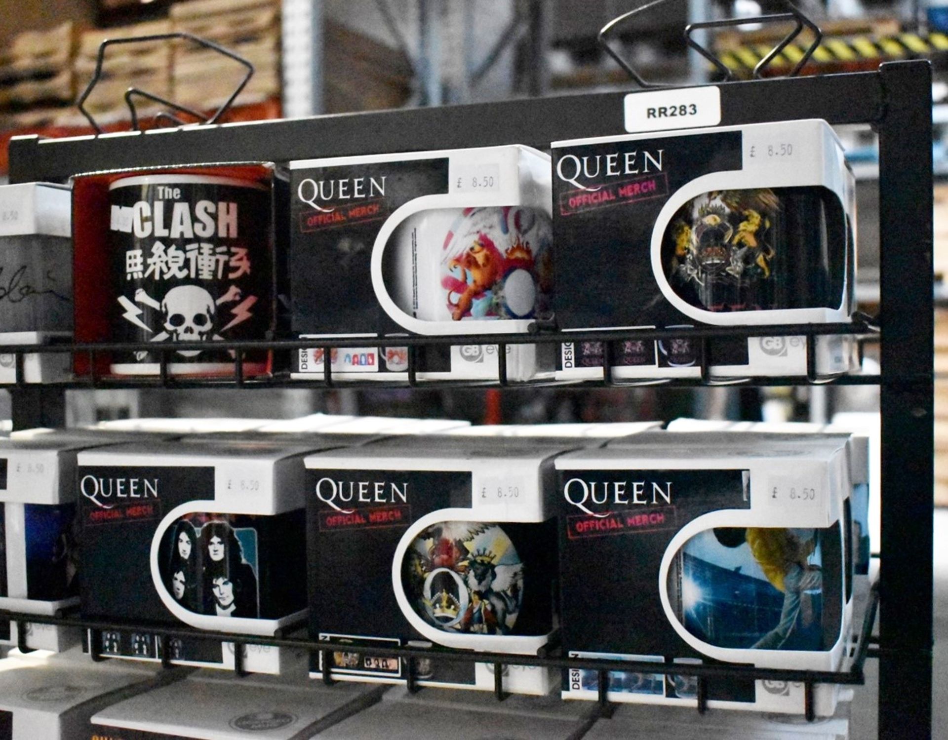 124 x Various Boxed Rock Music Themed Drinking Mugs With Freestanding Retail Display Stand - - Image 16 of 20