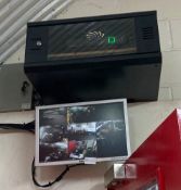 1 x 8 Channel CCTV System With Colour Cameras, Rack Mount Cabinet and Monitor