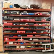 1 x Racking / Shelving Unit - Includes 2 x Uprights, 20 x Crossbeams and Wooden Shelves