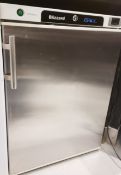 1 x BLIZZARD Efficient Stainless Steel Under Counter Storage Freezer 84cm x 60cm : Ref: PX146