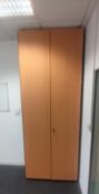1 x Two Door Office Storage Caninet With Internal Shelves - Ref: TV504 - Size: 140 x 200 x 45