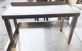 1 x Counter Top Stainless Steel Prep Table With  - Ref: BGC043 - CL807 - Location: Essex, RM19This