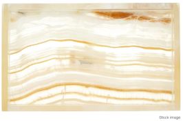 1 x LABRAZEL 'Ambarino' Luxury Artisan Handcrafted Onyx Vanity Tray - Original Price £229.00