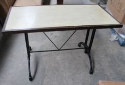 4 x Rectangular 1.2-Metre Dining Tables - Recently Removed From A World-renowned London Department