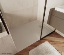 1 x KALDEWEI 'Cayonoplan' Rectangular Steel Enamel Rectangular Shower Tray, In Beige - RRP £993.00