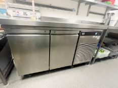 1 x Foster Eco Pro G2 Double Door Commercial Refrigerated Prep Fridge - Model: EP1/2M - RRP £3,099