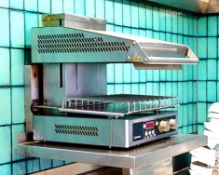 1 x Giorik Hi Lite Rise and Fall Electric Salamander Grill With Wall Mounted Shelf - RRP £1,875