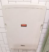 1 x Rubbermaid Wall Mounted Baby Changer Unit