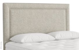 1 x VISPRING 'Helios' Luxury Floor Standing Upholstered Kingsize Headboard - Original Price £1,490