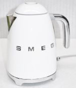 1 x SMEG Retro 50s-Style Electric Kettle In White - Original Price £189.00 *See Condition Report*