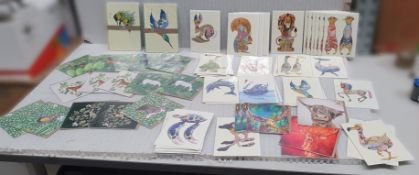 63 x Assorted Greeting Cards + 2 x Memo Pads - Ref: TCH458 - CL840 - Location: Altrincham WA14