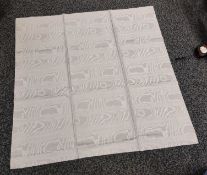1 x PRATESI 100% Cotton Pillow Sham - 81x81cm - Unused Packaged Stock - Ref: HAS1642/C4 - CL987 -