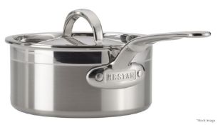 1 x HESTAN ProBond Professional Standard Stainless Steel Saucepan with Lid (16cm) - Original
