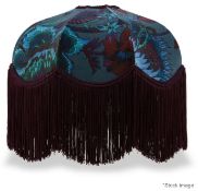 1 x HOUSE OF HACKNEY Majorelle Velvet Tilia Lampshade - Original Price £335.00 - Unused Boxed