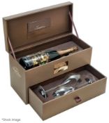 1 x JOSEPH PERRIER Set of 2 Champagne Flutes and Cuvée Joséphine 2012 Champagne (75cl) - Original