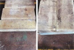 12 X 5 Foot Concrete Kerbs - 1@1 Foot, 11@8
