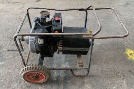1 x Lombardini 6LD 360 Diesel Generator - 110V and 230V Output Plugs - Crank Handle Starter -