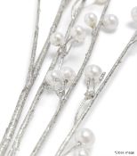 3 x HARRODS OF LONDON Decorative Glitter Branches - Original Price £89.85 - Unused Boxed Stock -