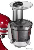 1 x KITCHENAID 'Slow Extraction' Juicer & Sauce Attachment - Original Price £179.00 - Unused Boxed