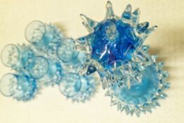 1 x ROSTATO Roberto Beltrami 6 Spiked Glasses & Decanter, Bespoke Italian Murano Guide Price £1,500