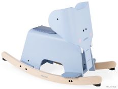 1 x JANOD Rocking Wooden Elephant - Original Price £119.99 - Unused Boxed Stock - Ref: HAS2465/WH2/