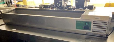 1 x Catercool Countertop Refrigerated Pizza / Salad Topper - 1500mm Wide - 240v - Ref: RVD043 -