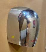 1 x Air Force Hand Dryer With a Chrome Finish - Ref: 50 - CL864 - Location: Wolverhampton, WV11<