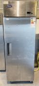 1 x ATOSA 'Green' Commercial Top Mounted 1-Door Fridge (Mbf8116Gr) - Original RRP £2,185 - Ref: