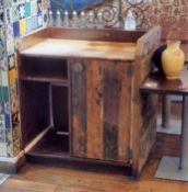 1 x Rustic Dumb Waiter Service Station
