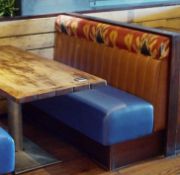 1 x Assorted Collection of Restaurant Seating Benches - Includes 2 x Single & 1 x Back to Back Bench