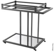 1 x EICHHOLTZ 'Beverly Hills' Luxury Drinks Trolley, With A Bronze Finish - Original RRP £1,365.00