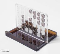 1 x SUNNYLIFE Lucite 4 In A Row Holiday Edition - Boxed - Original RRP £110 - Ref: 6859127/HJL414/