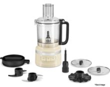 1 x KITCHENAID Artisan 2.1L Food Processor In Almond Cream - Boxed - Original RRP £199.99 - Ref: