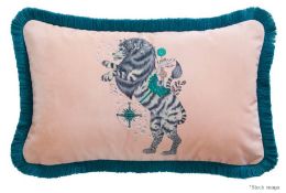 1 x EMMA J SHIPLEY Caspian Cushion (30cm x 50cm) - Original Price £65.00 - Unused Boxed Stock With