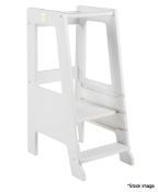 1 x MEOWBABY Kitchen Helper Premium In White - Original RRP £73.95 - Ref: 6761737/HJL345/PalletO/