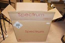 1 x Spectrum ATX Computer Case With Tempered Glass Side Panel, USB 3.0 and RGB Fan