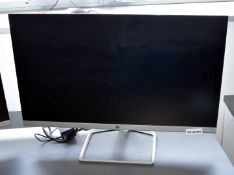 1 x HP Full HD IPS LED 27 Inch Monitor - Model 27fw - Includes Power Cable